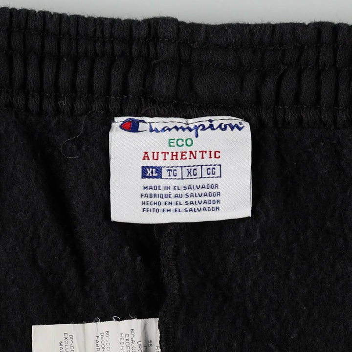 Champion ECO AUTHENTIC Sweatpants, Women's Size XL (approx.) cotton black type Vintage Second Hand