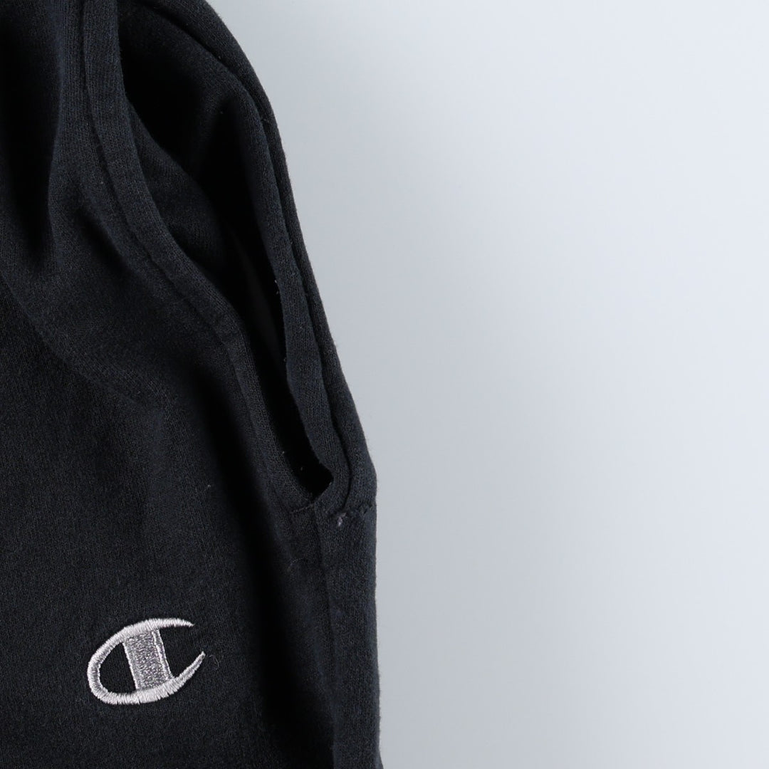 Champion sweatpants, women's size M (approx.) cotton black type Vintage Second Hand