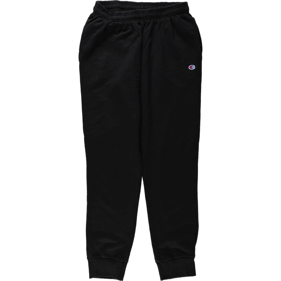 Champion Authentic Athletic Wear Sweatpants, Women's Size L (approx.) cotton black type Vintage Second Hand