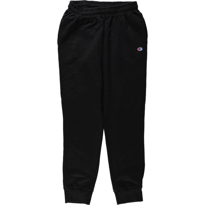 Champion Authentic Athletic Wear Sweatpants, Women's Size L (approx.) cotton black type Vintage Second Hand