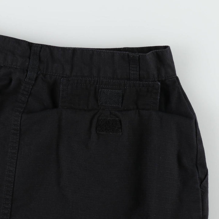 No Boundaries Ripstop A-line Mini Cargo Skirt (Women's Size L) cotton black type Vintage Second Hand