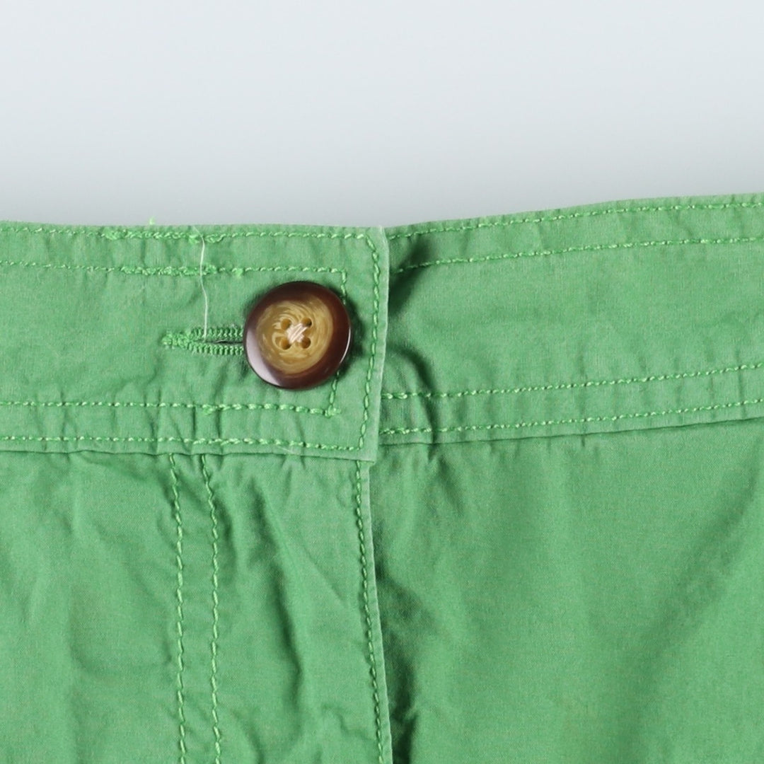 2000s-present Lands' End cargo skirt, A-line mini skirt, women's size L equivalent. cotton green type Vintage Second Hand