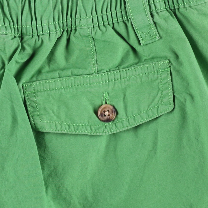 2000s-present Lands' End cargo skirt, A-line mini skirt, women's size L equivalent. cotton green type Vintage Second Hand