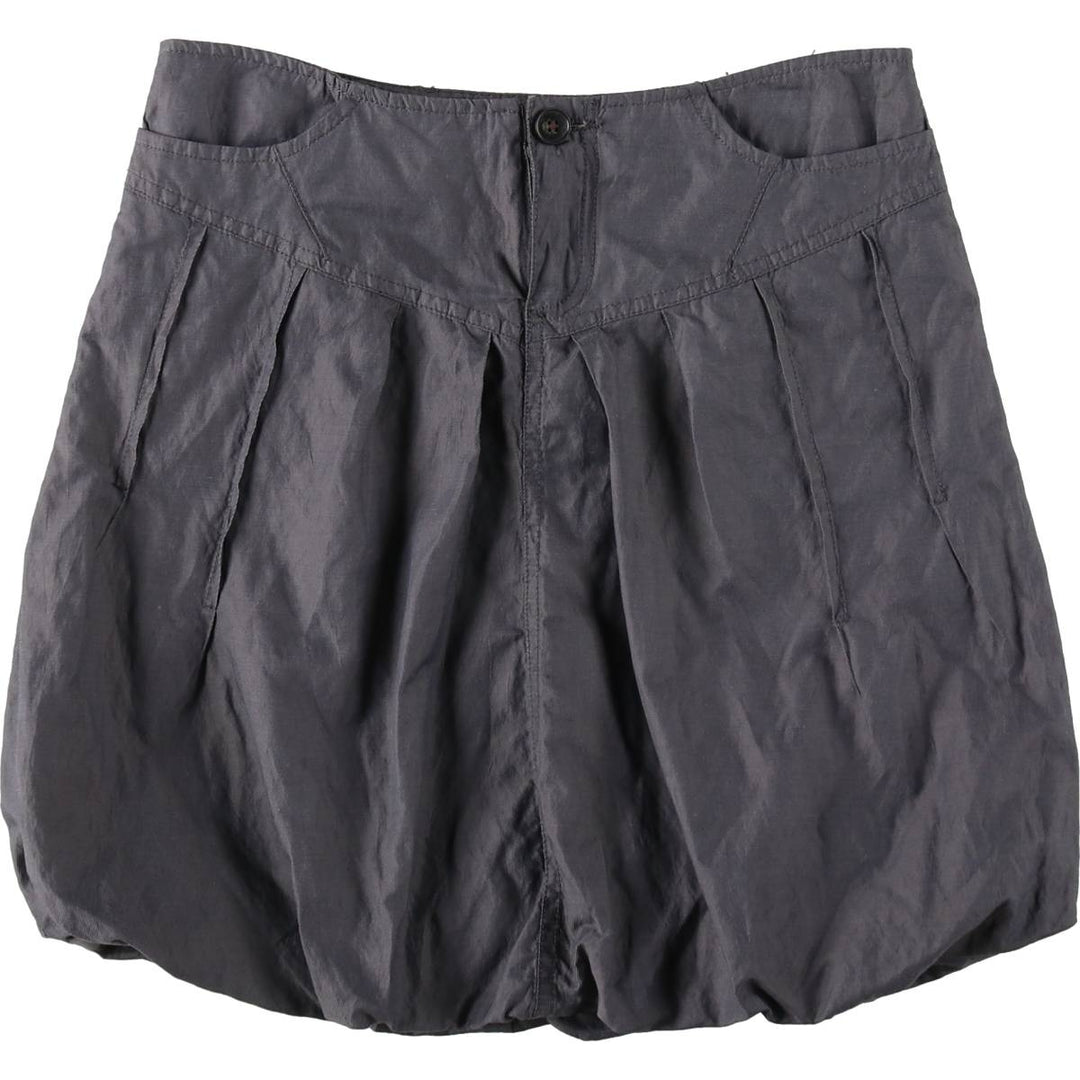 monoreno A-line mini skirt, balloon skirt, women's size S. cotton Charcoal Vintage Second Hand