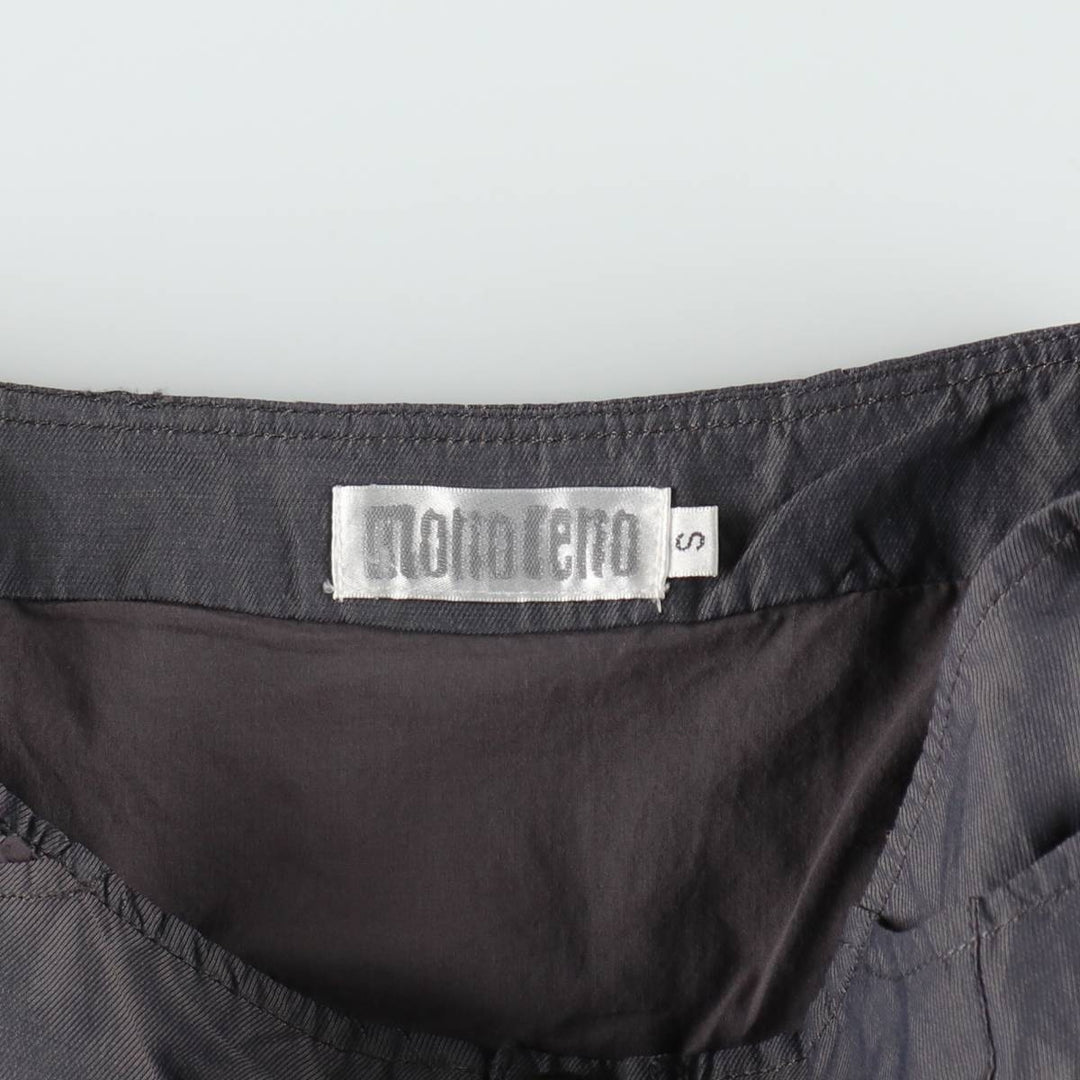 monoreno A-line mini skirt, balloon skirt, women's size S. cotton Charcoal Vintage Second Hand