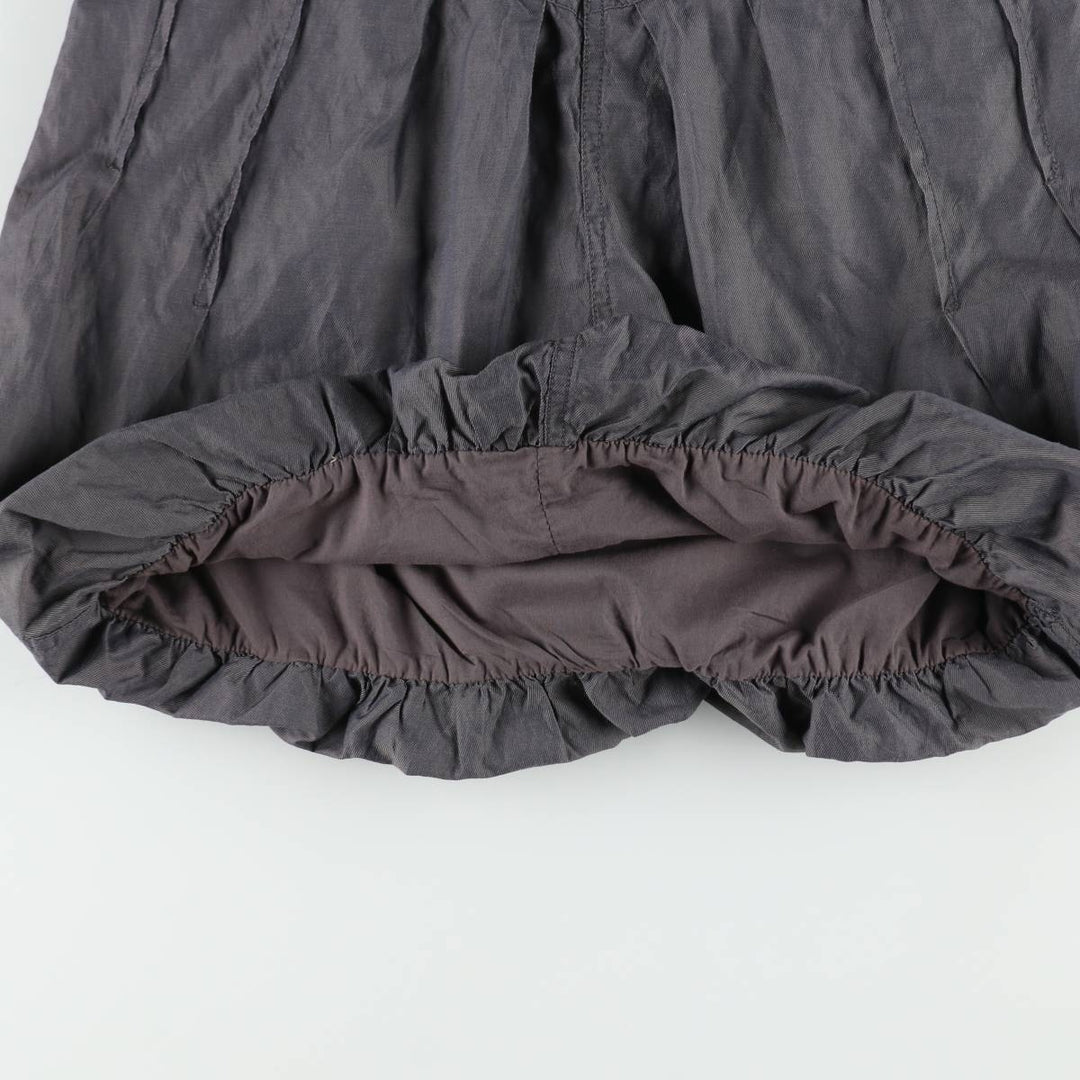 monoreno A-line mini skirt, balloon skirt, women's size S. cotton Charcoal Vintage Second Hand