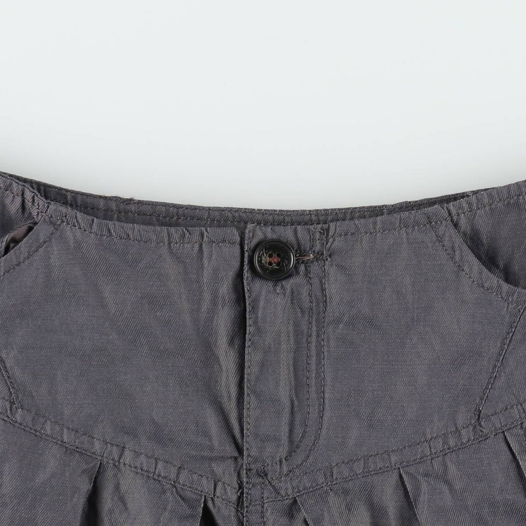 monoreno A-line mini skirt, balloon skirt, women's size S. cotton Charcoal Vintage Second Hand