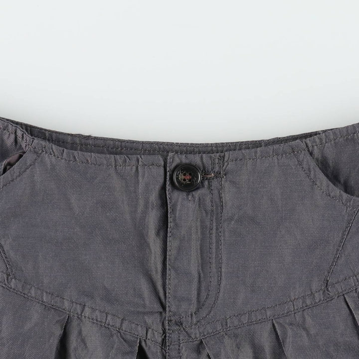 monoreno A-line mini skirt, balloon skirt, women's size S. cotton Charcoal Vintage Second Hand