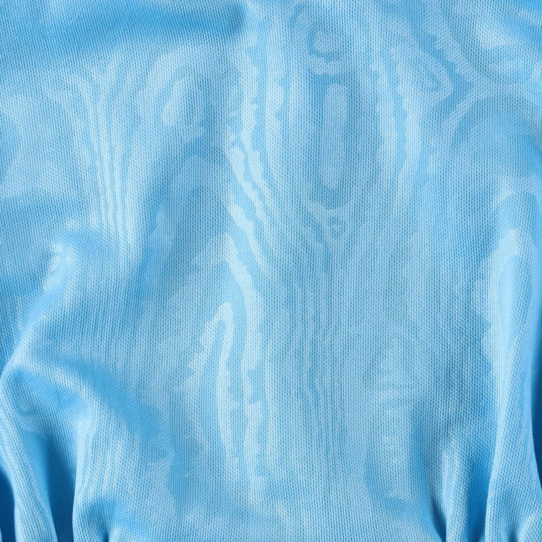 All-over print maxi sleeveless A-line dress, women's size S equivalent, vintage. unclear Blue type light blue Vintage Second Hand