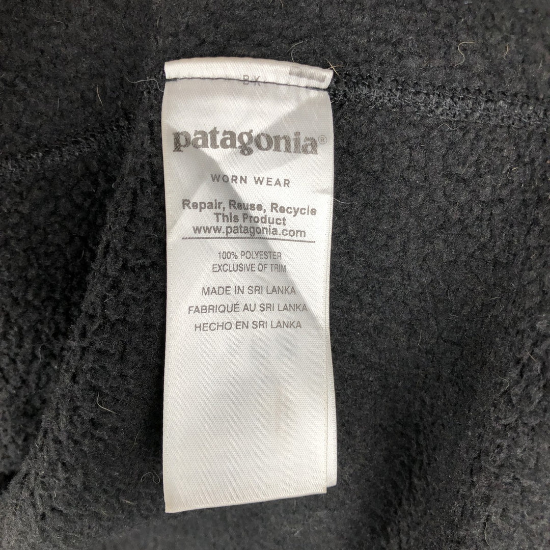 Patagonia Better Sweater Jacket 25527FA18 Fleece Jacket Men's Size L (approx.) polyester black type Vintage Second Hand
