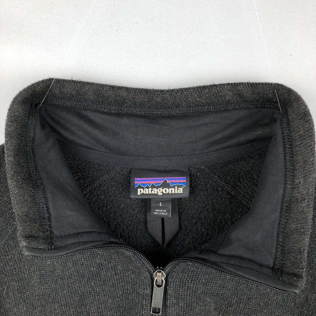 Patagonia Better Sweater Jacket 25527FA18 Fleece Jacket Men's Size L (approx.) polyester black type Vintage Second Hand