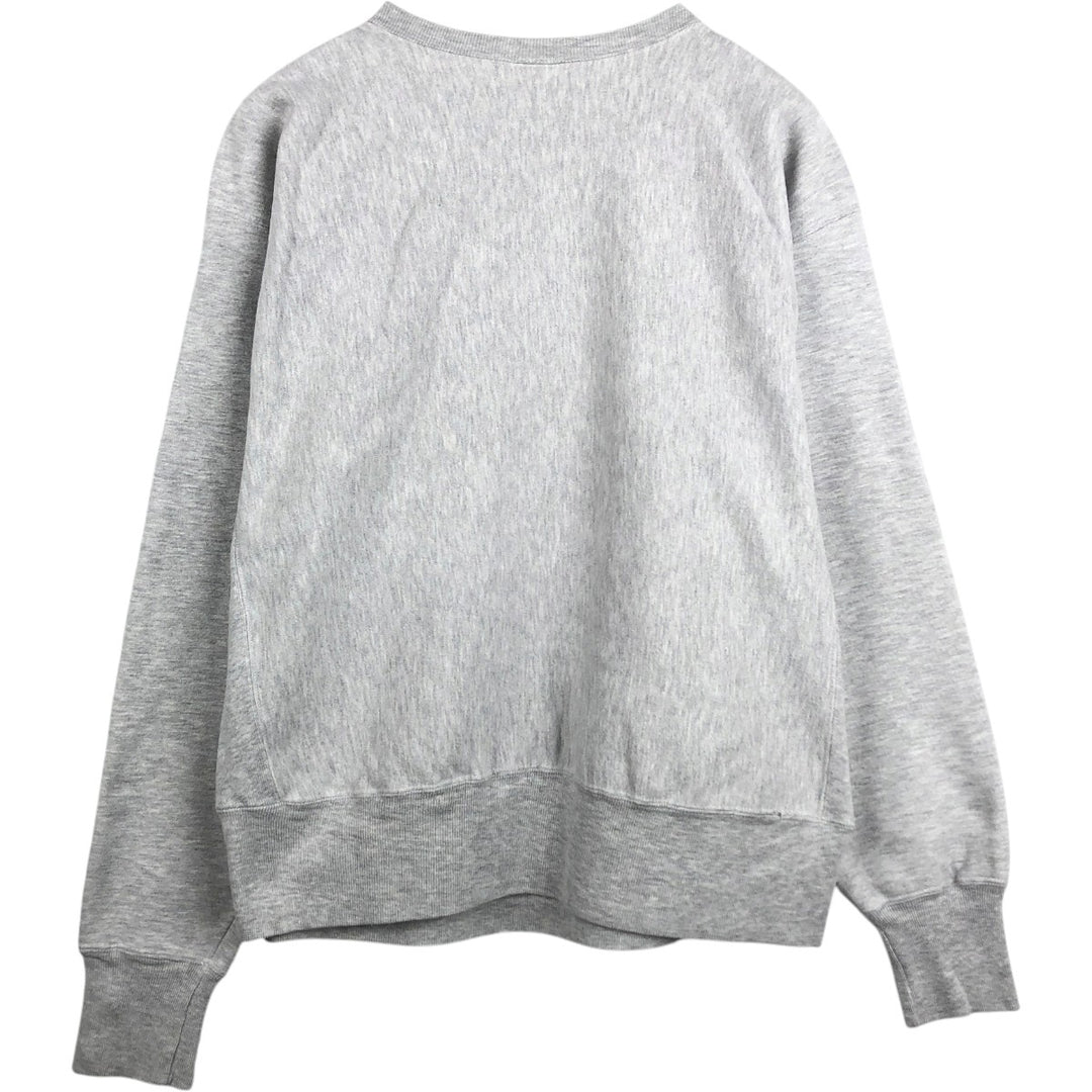 2000'S Champion Reverse Weave Advertising Print Sweatshirt (Men's Size L) unclear gray type Vintage Second Hand