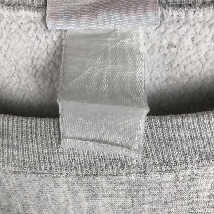 2000'S Champion Reverse Weave Advertising Print Sweatshirt (Men's Size L) unclear gray type Vintage Second Hand