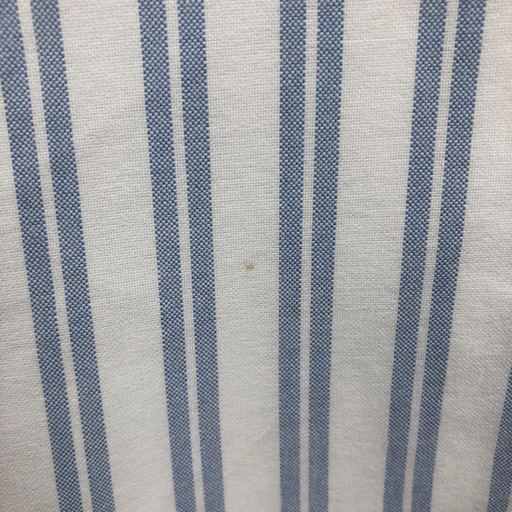 Ralph Lauren BLAKE long sleeve button-down striped shirt, men's size XL cotton Blue type light blue Vintage Second Hand