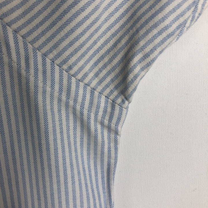 Ralph Lauren Classic Fit Long Sleeve Button Down Striped Shirt Men's M cotton Blue type light blue Vintage Second Hand