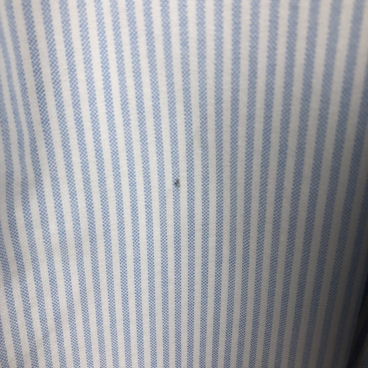 Ralph Lauren Classic Fit Long Sleeve Button Down Striped Shirt Men's M cotton Blue type light blue Vintage Second Hand