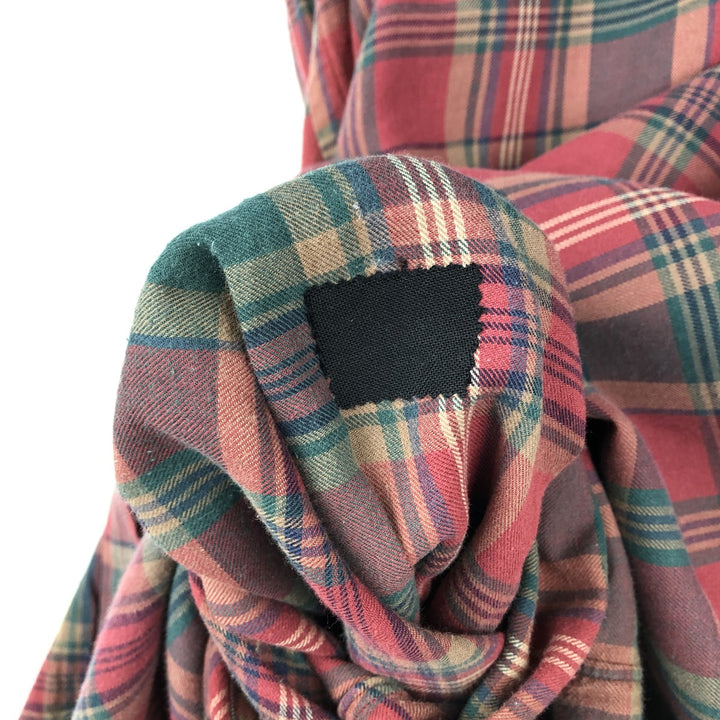 Ralph Lauren long sleeve button down check shirt, men's XL size cotton red type Vintage Second Hand