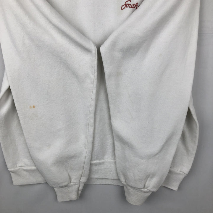 90s-00'S Hanes In & Out Burger Advertising Sweatshirt, Men's Size XL (approx.) cotton white type Vintage Second Hand