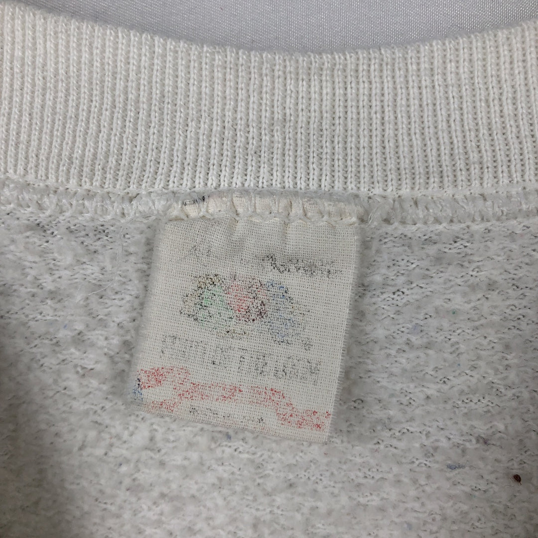 90'S Fruit of the Loom Pepsi-Cola Christmas Pattern Advertising Sweatshirt (Men's Size L) unclear white type Vintage Second Hand