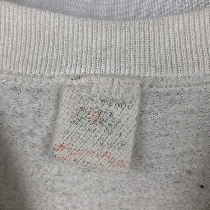 90'S Fruit of the Loom Pepsi-Cola Christmas Pattern Advertising Sweatshirt (Men's Size L) unclear white type Vintage Second Hand