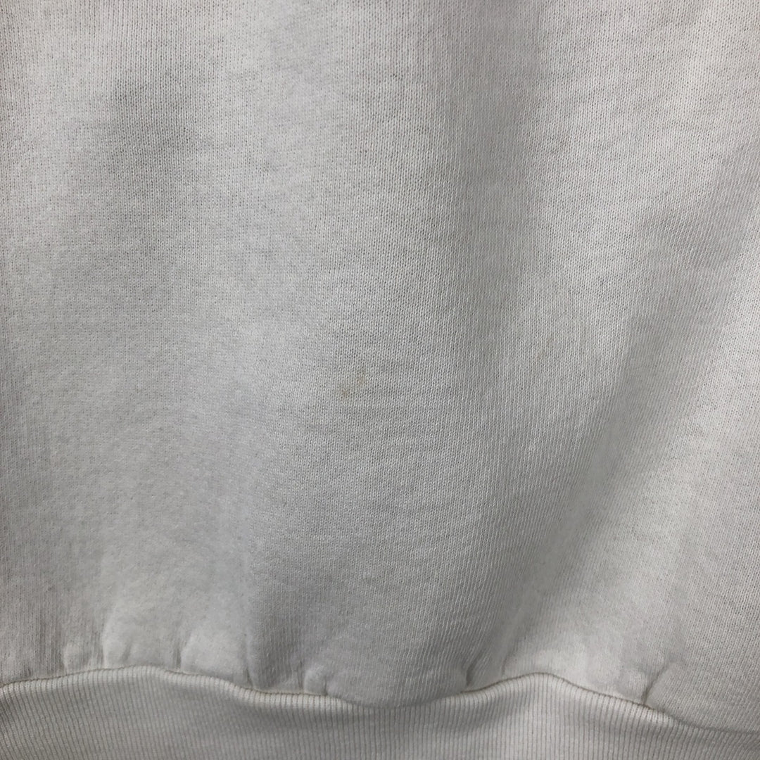 90'S Fruit of the Loom Pepsi-Cola Christmas Pattern Advertising Sweatshirt (Men's Size L) unclear white type Vintage Second Hand
