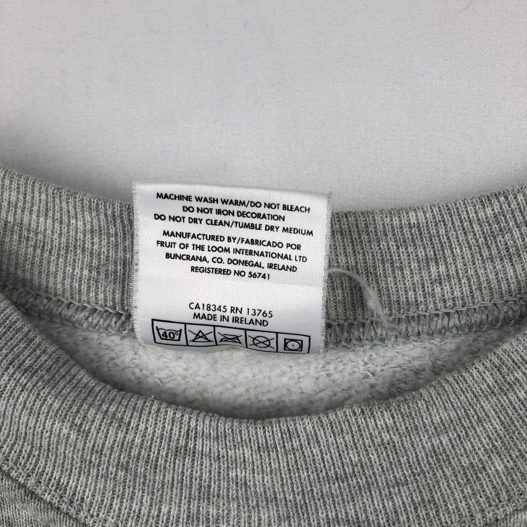 90'S Screen Stars Hard Rock Cafe Advertising Sweatshirt (Men's XL equivalent) cotton gray type Vintage Second Hand