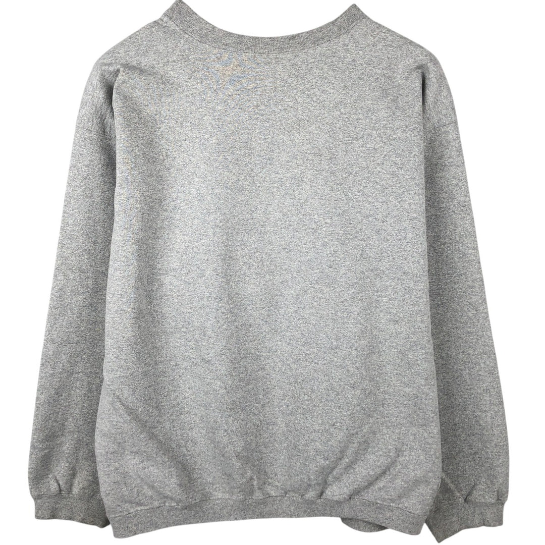 The Cotton Exchange College Sweatshirt, Made in USA, Men's Size L cotton gray type Vintage Second Hand