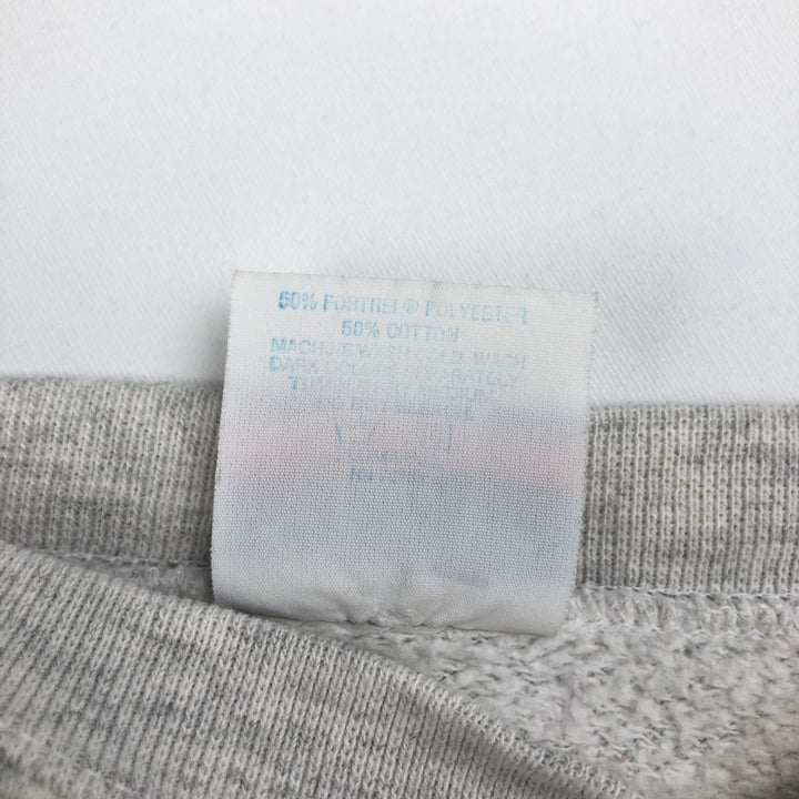 90'S Santee Heavy Weight Triple Print College Sweatshirt, Made in USA, Men's XL equivalent, Vintage cotton gray type Vintage Second Hand