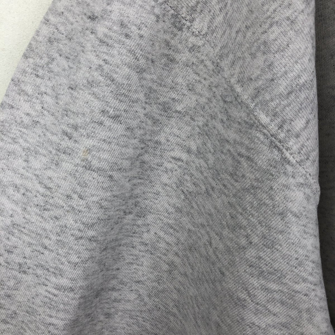 90'S Santee Heavy Weight Triple Print College Sweatshirt, Made in USA, Men's XL equivalent, Vintage cotton gray type Vintage Second Hand