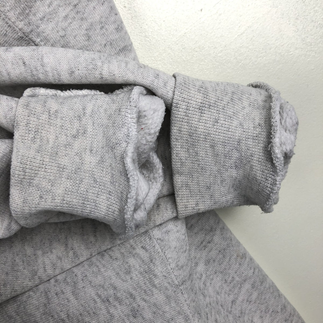 90'S Santee Heavy Weight Triple Print College Sweatshirt, Made in USA, Men's XL equivalent, Vintage cotton gray type Vintage Second Hand