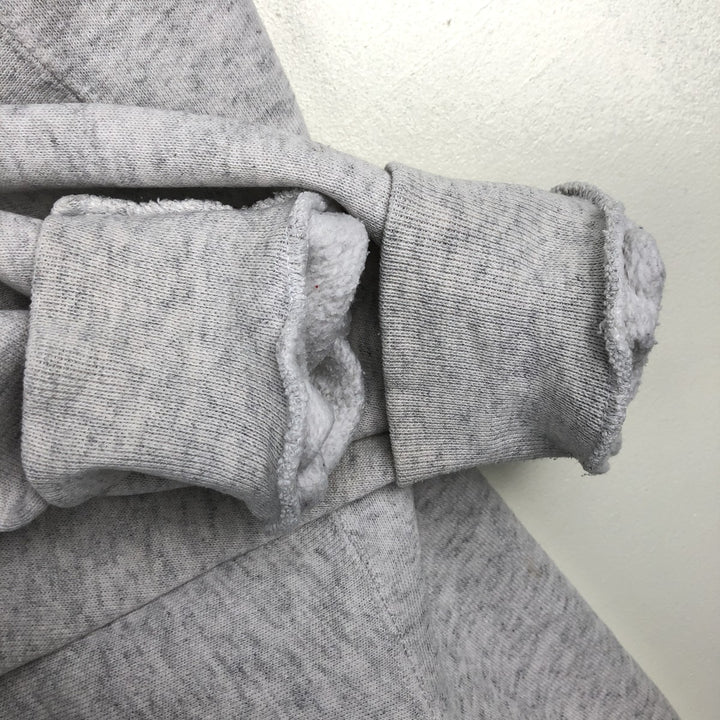 90'S Santee Heavy Weight Triple Print College Sweatshirt, Made in USA, Men's XL equivalent, Vintage cotton gray type Vintage Second Hand