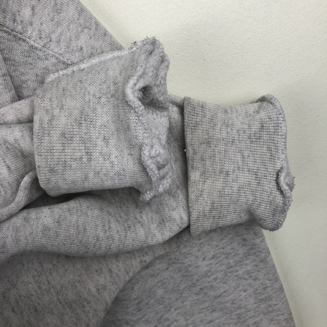 90'S Santee Heavy Weight Triple Print College Sweatshirt, Made in USA, Men's XL equivalent, Vintage cotton gray type Vintage Second Hand