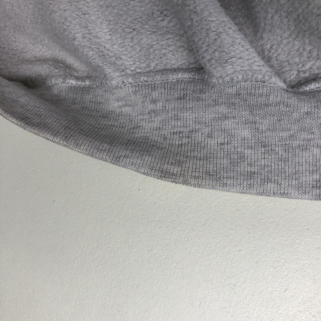 90'S Santee Heavy Weight Triple Print College Sweatshirt, Made in USA, Men's XL equivalent, Vintage cotton gray type Vintage Second Hand