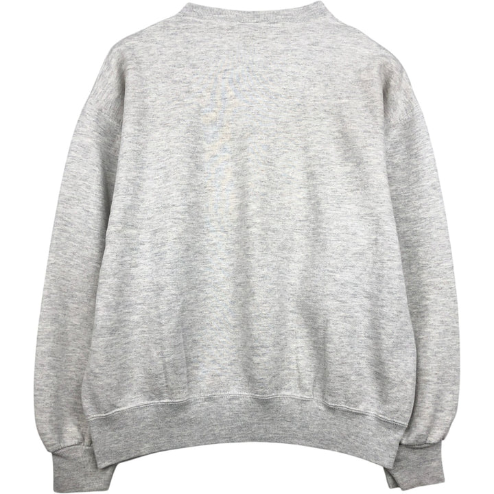 90'S Russell College Sweatshirt, Made in USA, Men's L, Vintage cotton gray type Vintage Second Hand