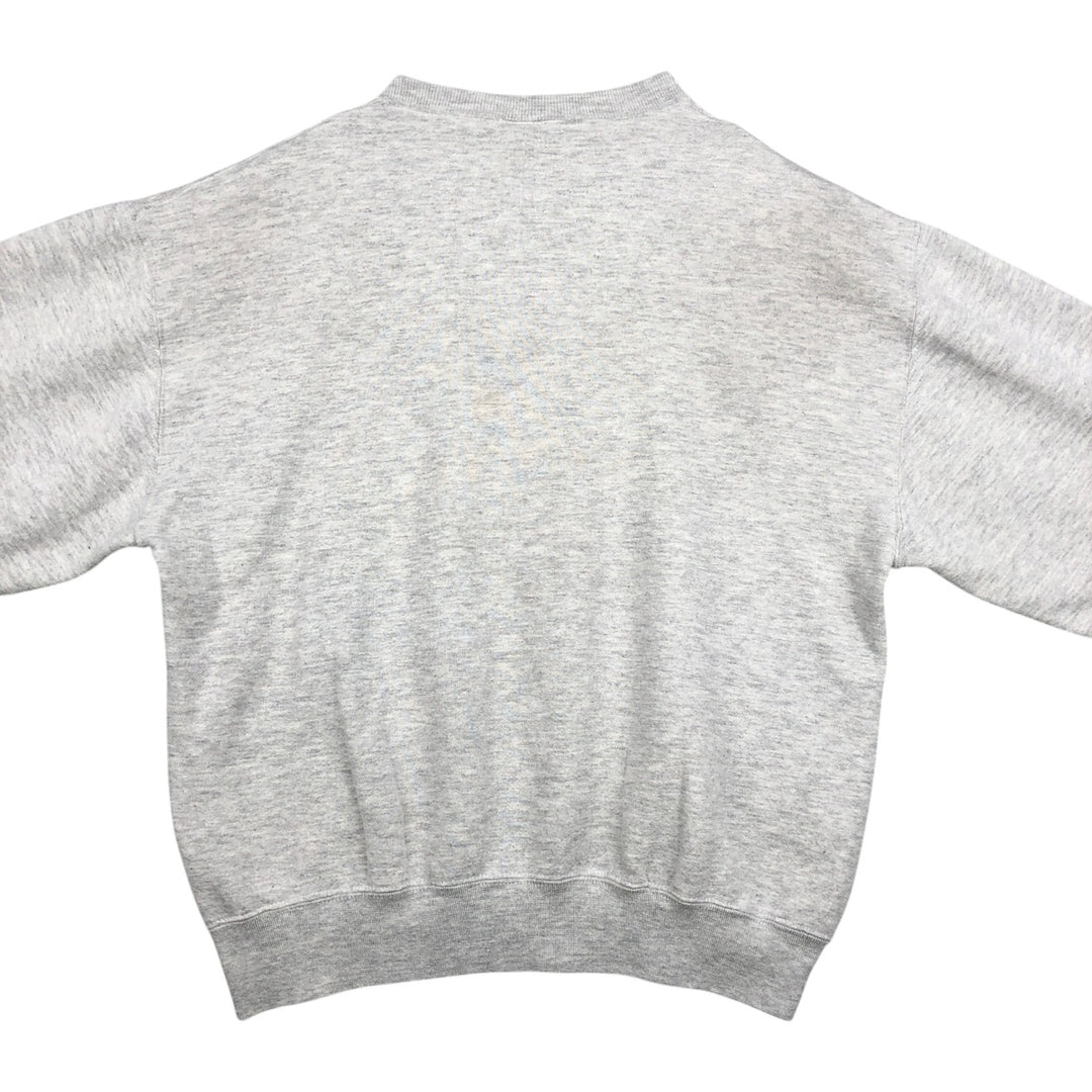 90'S Russell College Sweatshirt, Made in USA, Men's L, Vintage cotton gray type Vintage Second Hand