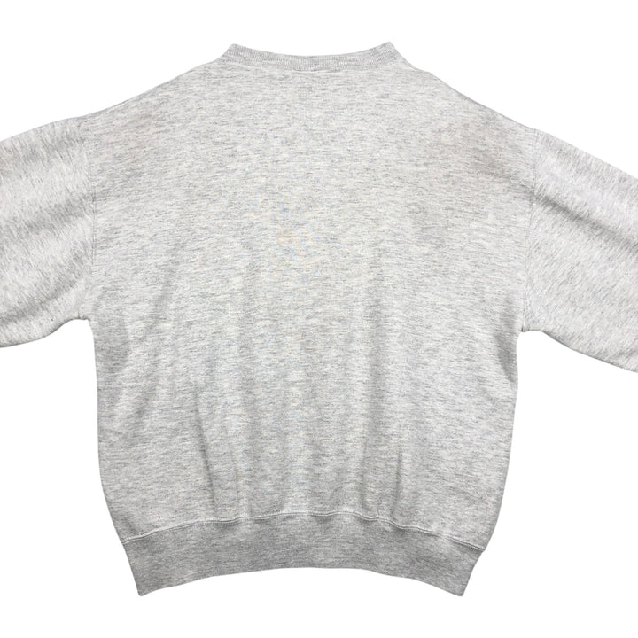 90'S Russell College Sweatshirt, Made in USA, Men's L, Vintage cotton gray type Vintage Second Hand