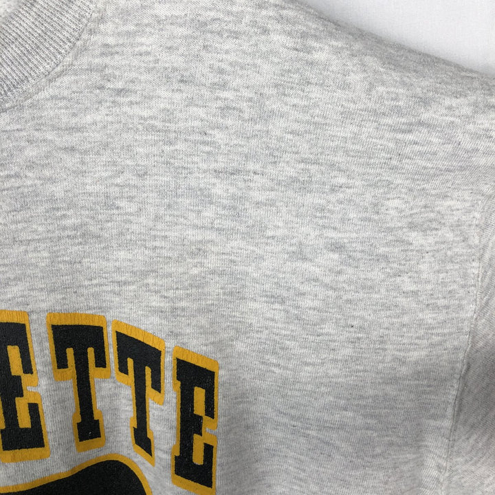 90'S Russell College Sweatshirt, Made in USA, Men's L, Vintage cotton gray type Vintage Second Hand