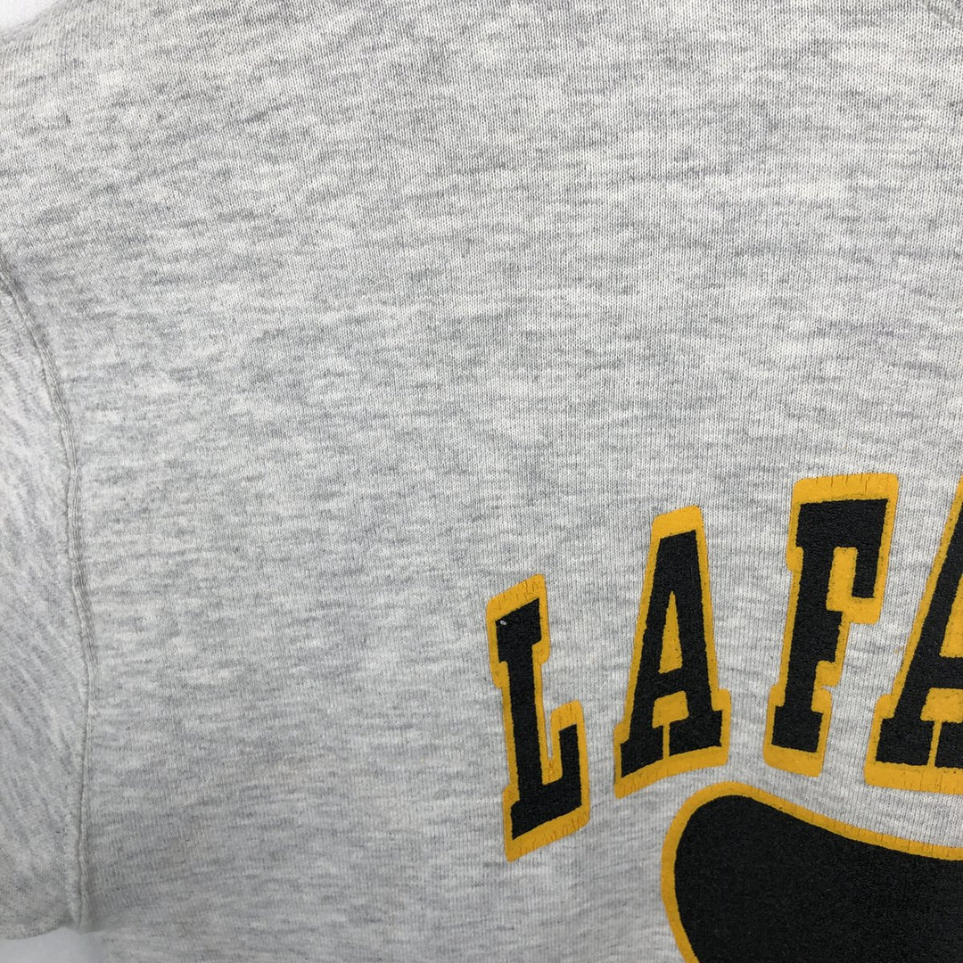 90'S Russell College Sweatshirt, Made in USA, Men's L, Vintage cotton gray type Vintage Second Hand