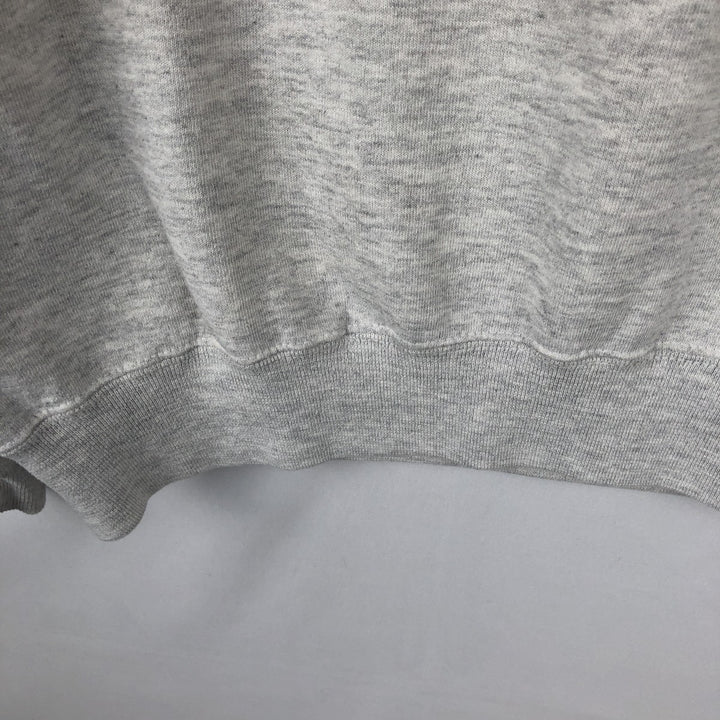 90'S Russell College Sweatshirt, Made in USA, Men's L, Vintage cotton gray type Vintage Second Hand