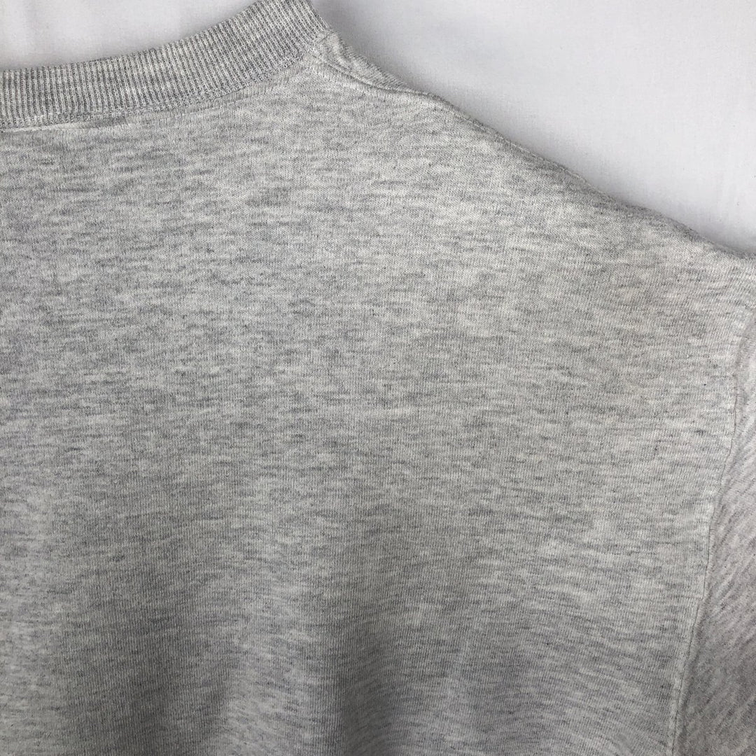 90'S Russell College Sweatshirt, Made in USA, Men's L, Vintage cotton gray type Vintage Second Hand