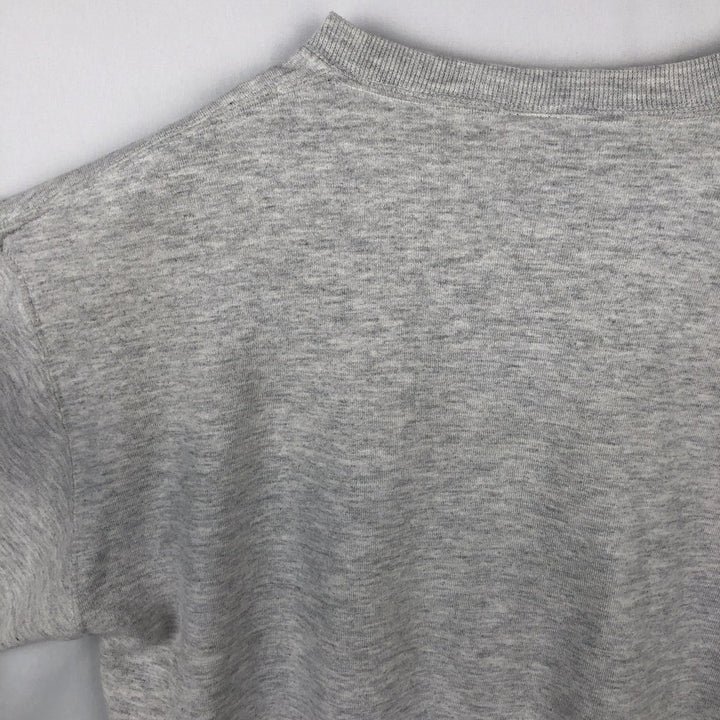 90'S Russell College Sweatshirt, Made in USA, Men's L, Vintage cotton gray type Vintage Second Hand