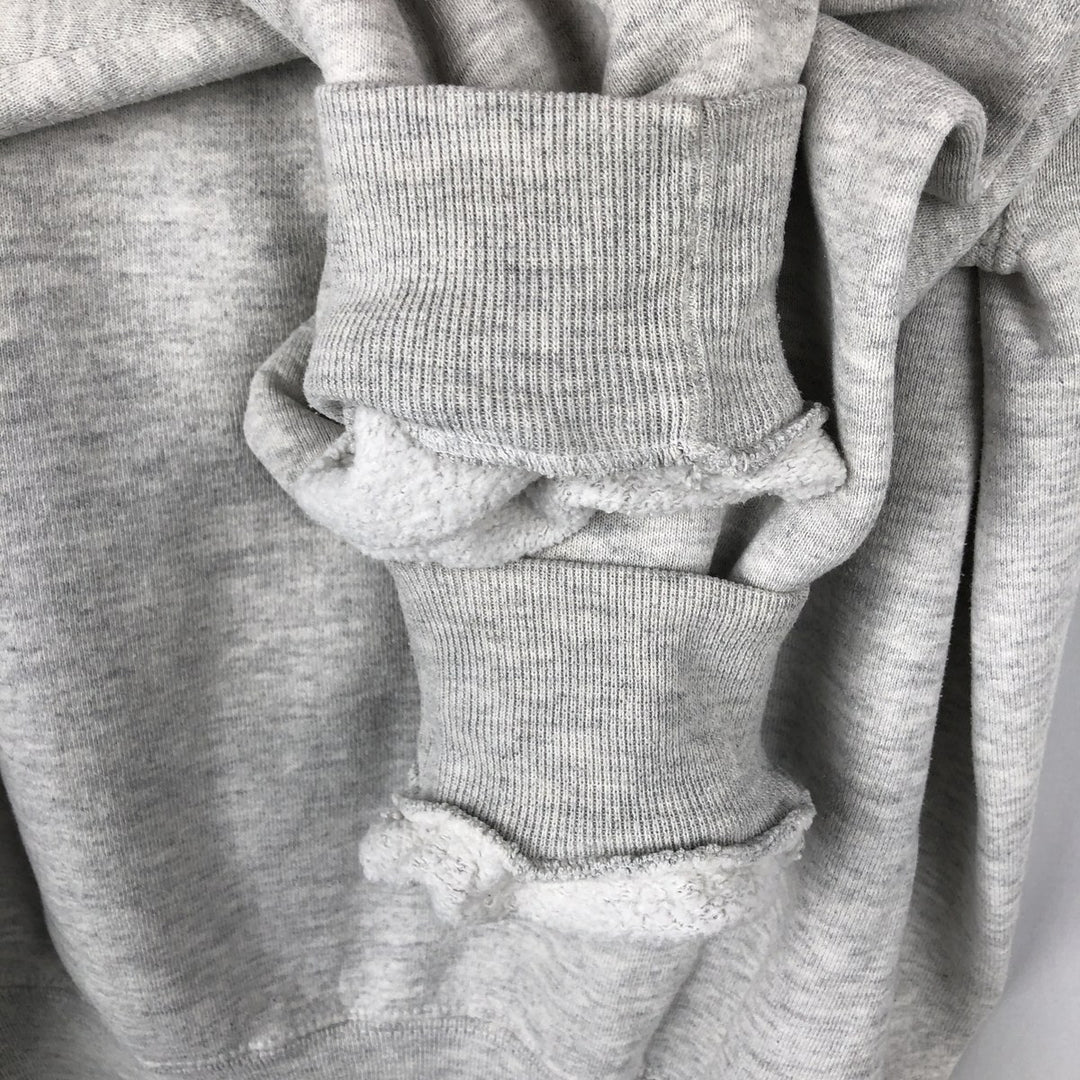90'S Russell College Sweatshirt, Made in USA, Men's L, Vintage cotton gray type Vintage Second Hand