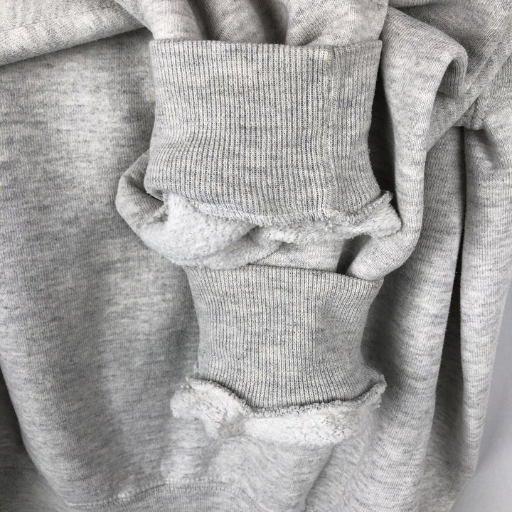 90'S Russell College Sweatshirt, Made in USA, Men's L, Vintage cotton gray type Vintage Second Hand
