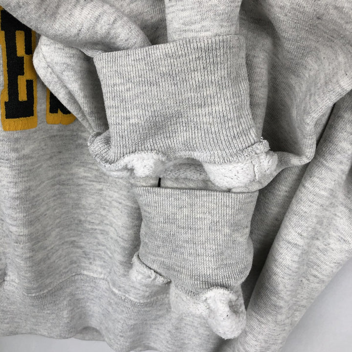90'S Russell College Sweatshirt, Made in USA, Men's L, Vintage cotton gray type Vintage Second Hand