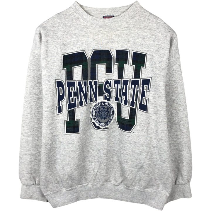 SAVVY College Sweatshirt, Made in USA, Men's XXL equivalent. polyester gray type Vintage Second Hand