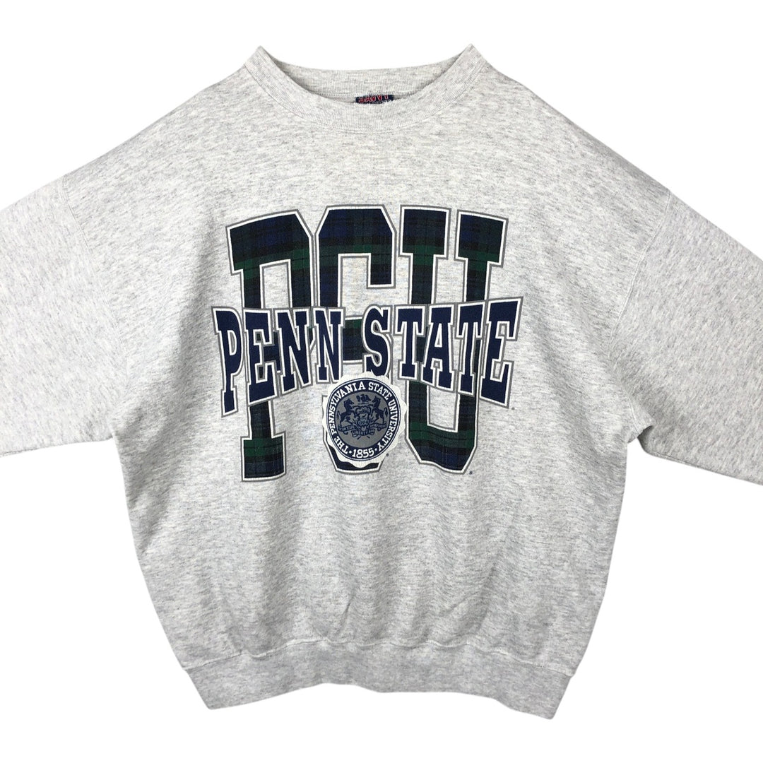 SAVVY College Sweatshirt, Made in USA, Men's XXL equivalent. polyester gray type Vintage Second Hand