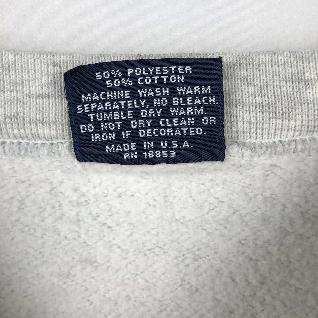 SAVVY College Sweatshirt, Made in USA, Men's XXL equivalent. polyester gray type Vintage Second Hand