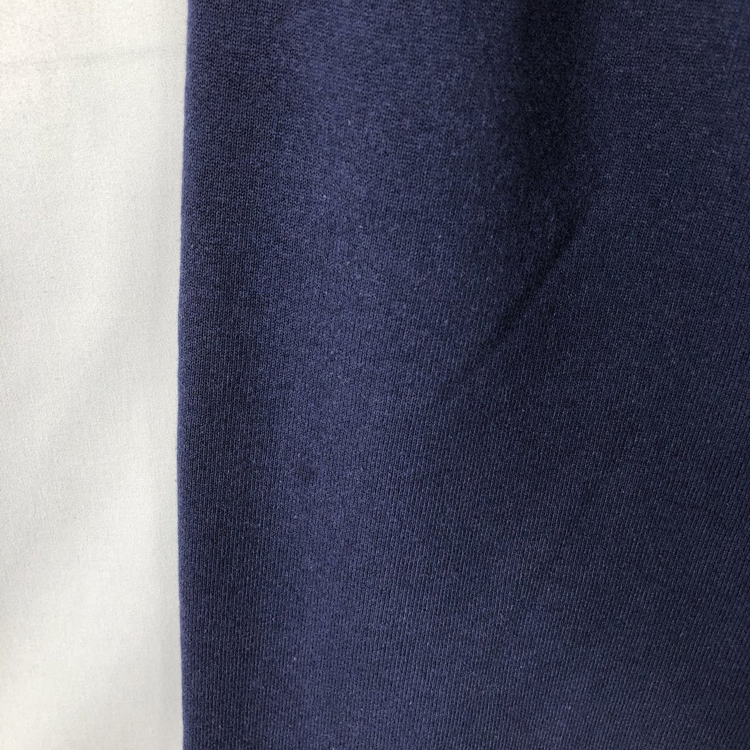 90'S Jansport College Sweatshirt, Made in USA, Men's XL, Vintage polyester navy blue type Vintage Second Hand