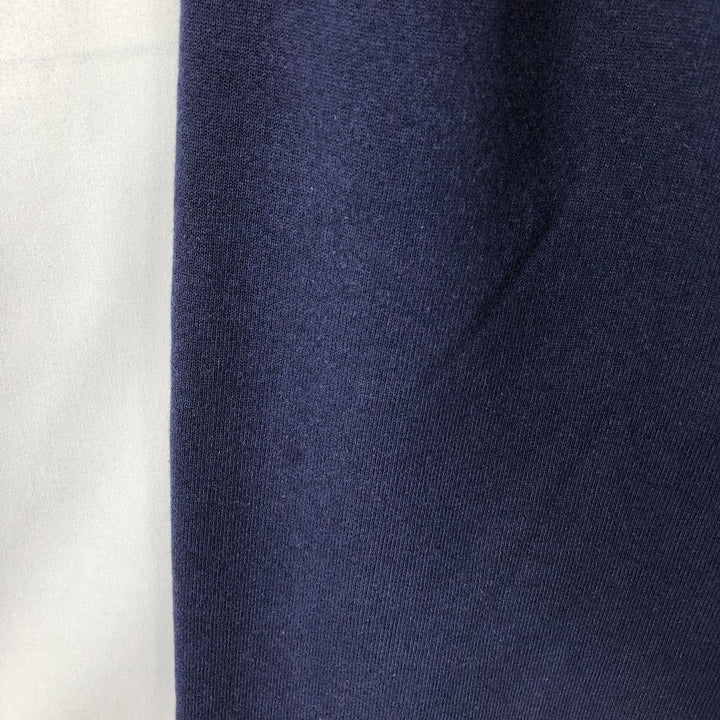 90'S Jansport College Sweatshirt, Made in USA, Men's XL, Vintage polyester navy blue type Vintage Second Hand