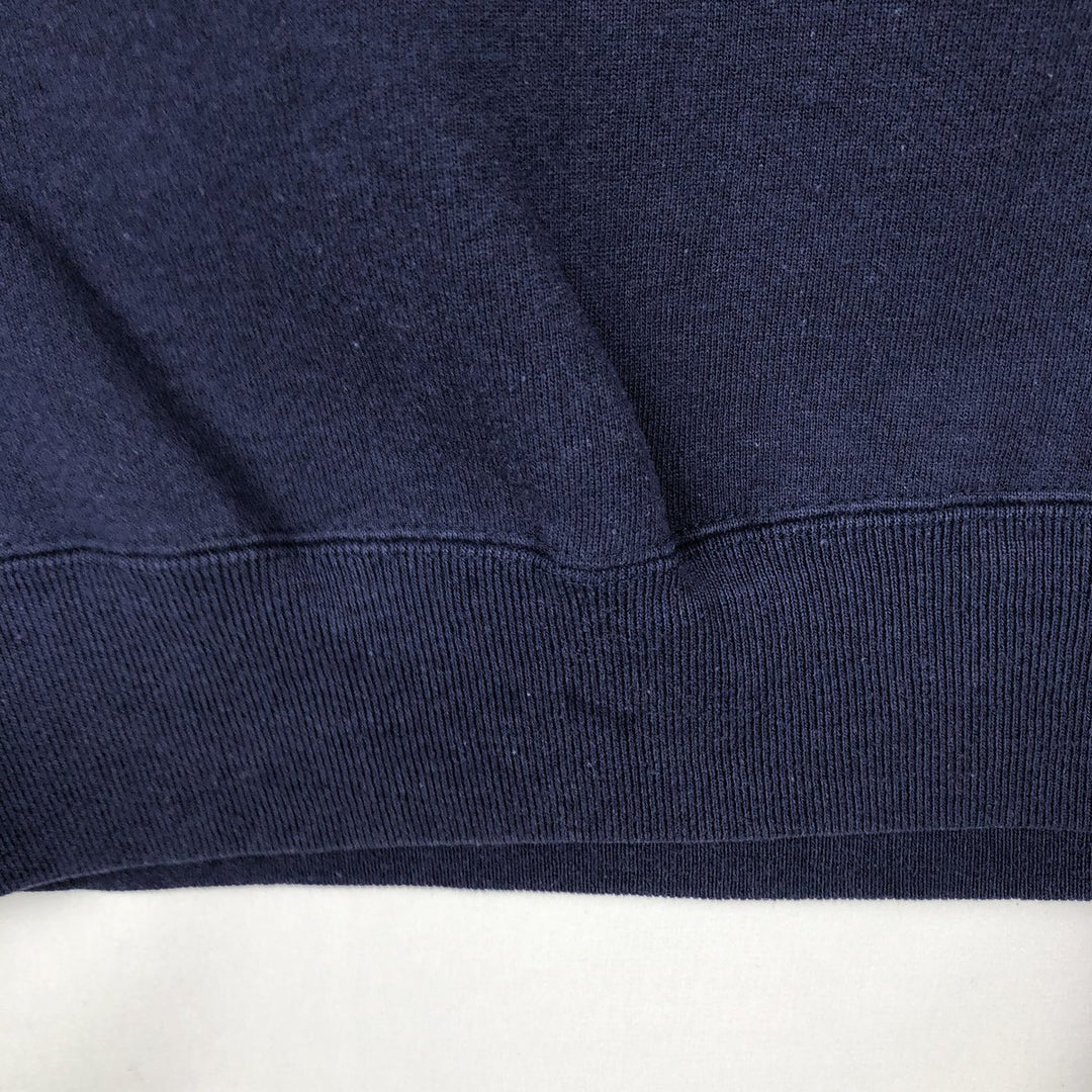 90'S Jansport College Sweatshirt, Made in USA, Men's XL, Vintage polyester navy blue type Vintage Second Hand